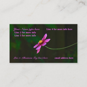 Business Cards: w/a touch of Nature Card