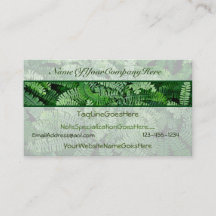 Business Cards with a Nature theme