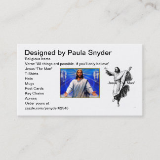 Business cards with Jesus