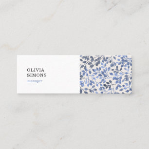 Business Cards with vintage floral pattern