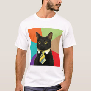 Business Cat Advice Animal Meme T-Shirt