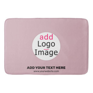Business Chic Promo Customisable Dusty Rose Pink Bath Mat