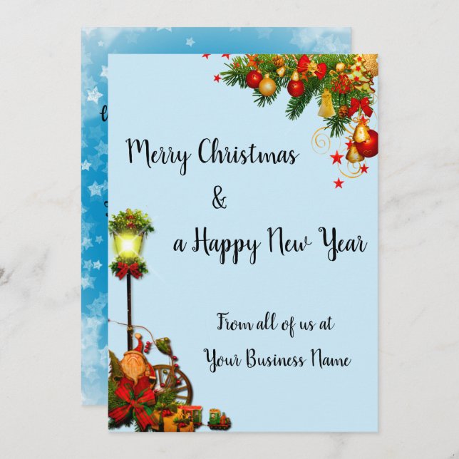 Business Christmas Card (Front/Back)
