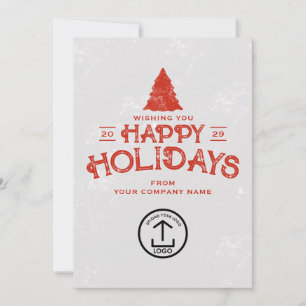 Business Christmas Card Clients Customer Employees