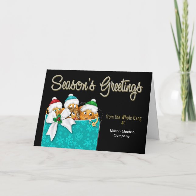 Business/Christmas/from the whole gang Greeting Holiday Card (Front)