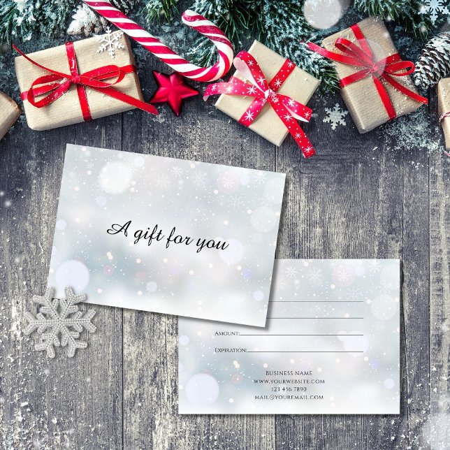 Business Christmas Holiday Gift Certificate (Creator Uploaded)