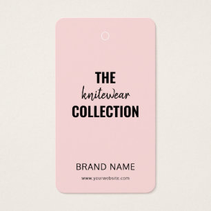 Business Clothing Modern Hang Tag