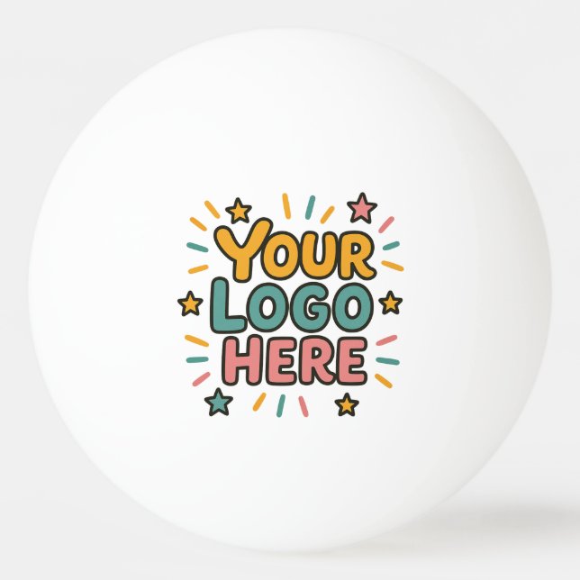 Business, Company, Advertising Your Logo Here Ping Pong Ball (Front)