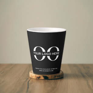 Business Company Corporate Logo Minimalist Latte Mug