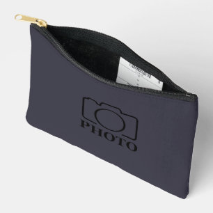 Business Company Create Your Own Custom Template Accessory Pouch