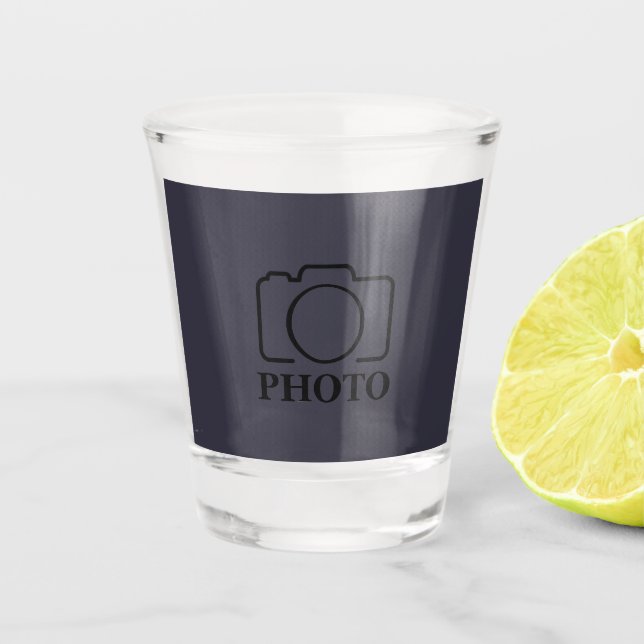 Business Company Create Your Own Custom Template Shot Glass (Front)