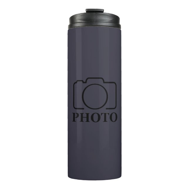Business Company Create Your Own Custom Template Thermal Tumbler (Front)