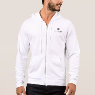 Business Company Double-Sided Logo Design Men's Hoodie