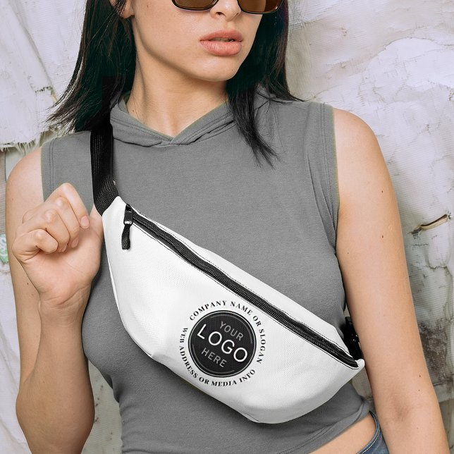 Business Company Logo Brand Modern Swag Custom Bum Bags (Creator Uploaded)