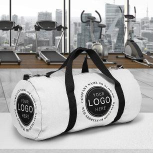 Business Company Logo Brand Modern Swag Promo Duffle Bag