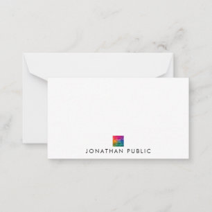 Business Company Logo Here Your Name Simple Card