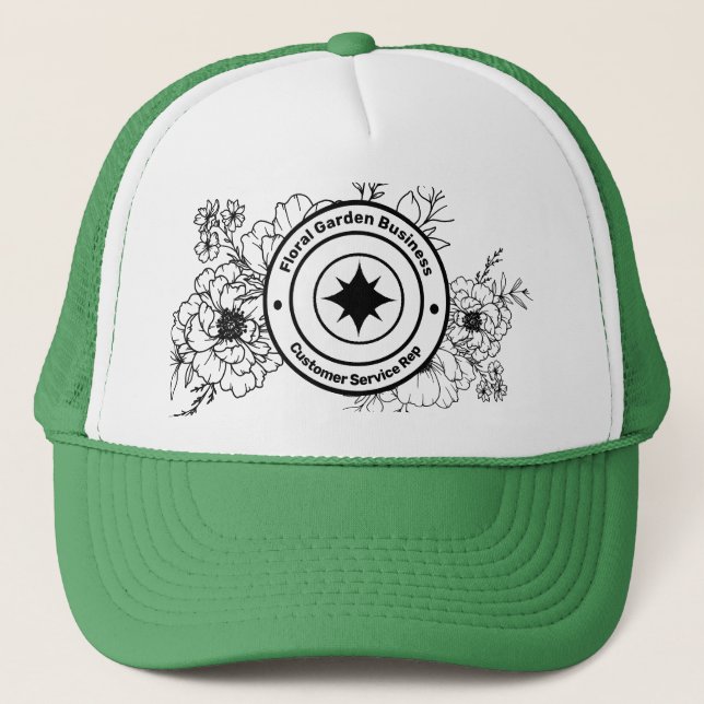 Business Company Logo Marketing Promotion Custom Trucker Hat (Front)