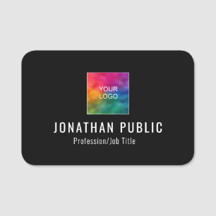 Business Company Logo Name Here Personalised Tag