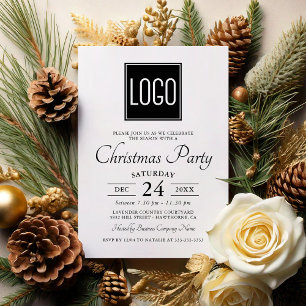 Business Company Logo Party Event Invitation