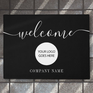 Business Company Logo Welcome Doormat