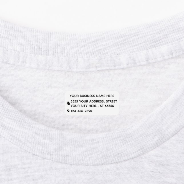 Business Company Name Address Phone Personalised (Affixed)