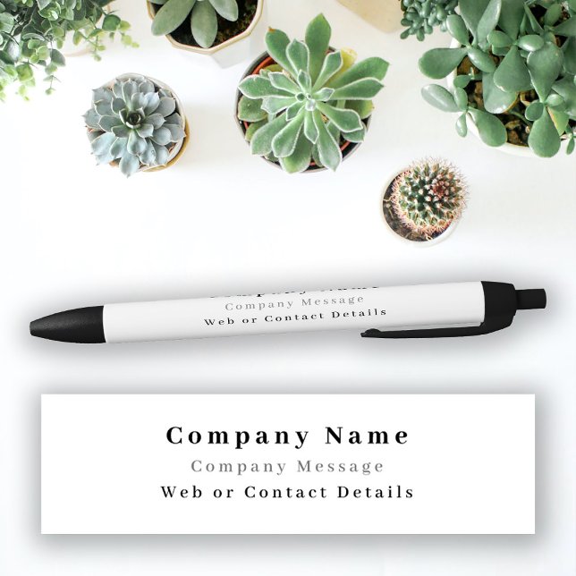 Business Company Name & Text  Black Ink Pen (Creator Uploaded)