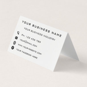 Business Company Promotional Personalised - Modern Card