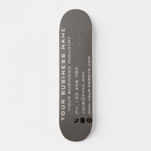 Business Company Promotional Personalised  Skateboard