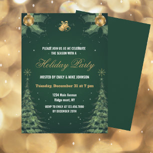 Business Company Staff Employee New Year Party Invitation
