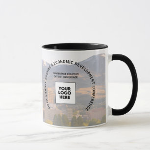 Business Conference Location Photo Custom Logo Mug