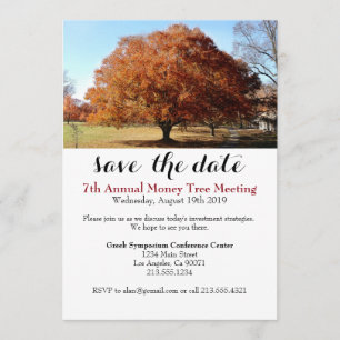 Business Conference Money Tree Event Invitation