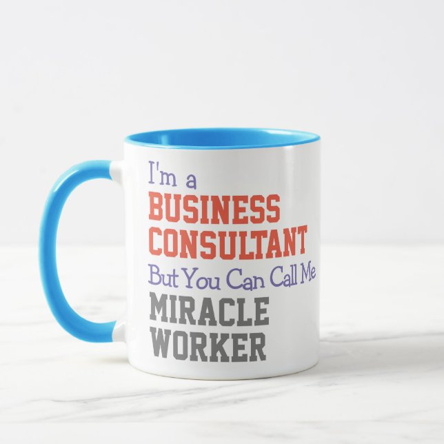 Business Consultant Miracle Worker Mug (Left)