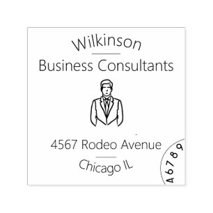 Business Consultant  Self-inking Stamp