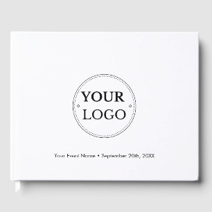 Business Corporate Custom Logo  Guest Book