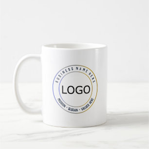 Business Corporate Logo, Name, and Slogan Coffee Mug
