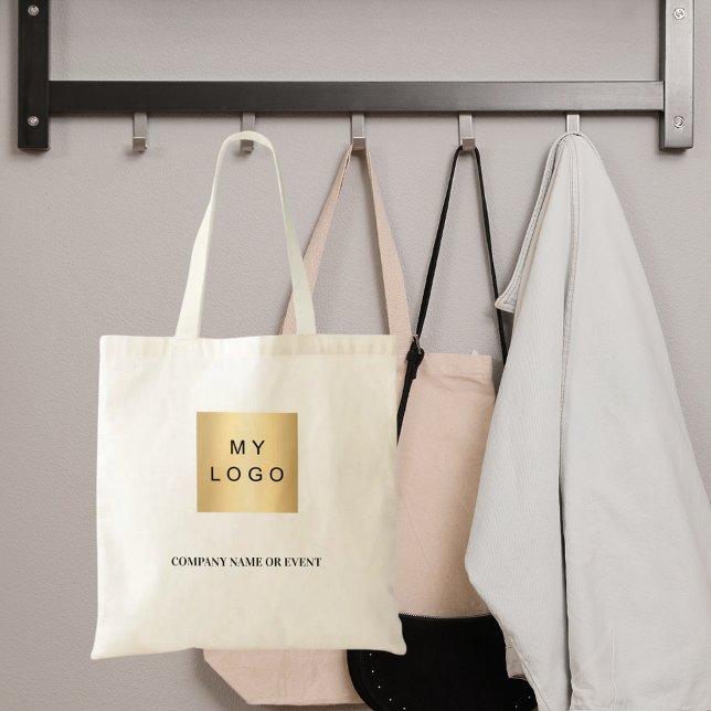 Business corporate logo qr code  tote bag (Creator Uploaded)