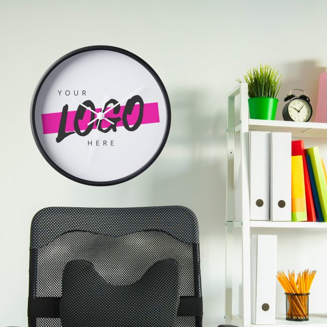 Business Corporate Promotional Custom Company Logo Clock (Creator Uploaded)