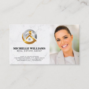 Business Corporation Real Estate Property Logo Business Card