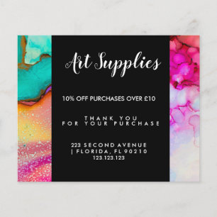 Business coupon offer marketing new address announ flyer