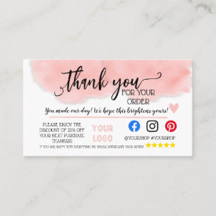 Business coupon offer marketing new address referral card