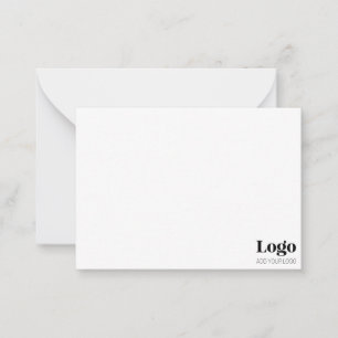 Business Custom Logo Company Note Card