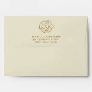 Business Custom Logo Professional Return Address Envelope