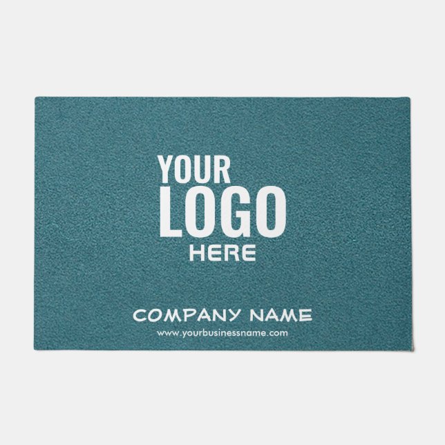 Business Door Mat Company Logo Welcome Doormat (Front)