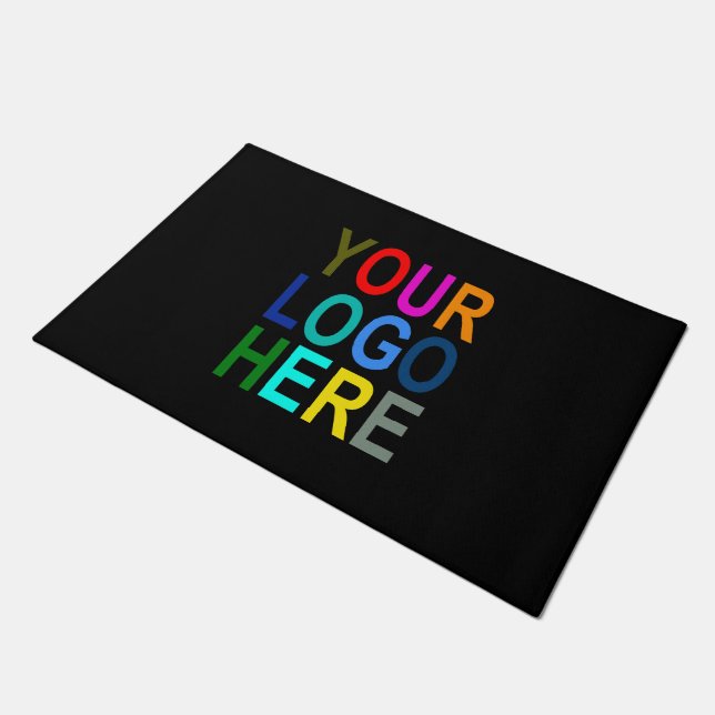 Business DoorMat Company Logo Welcome (Angled)