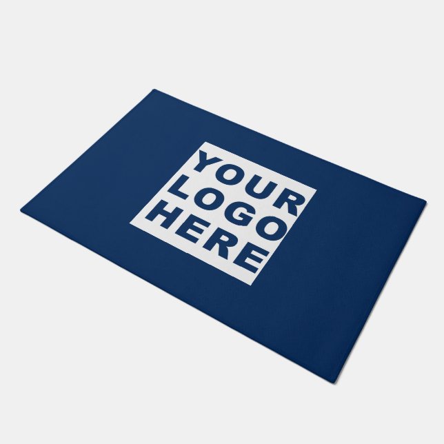 Business DoorMat Company Logo Welcome (Angled)