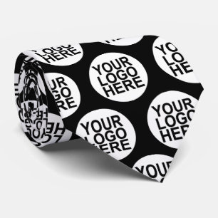 Business Double Sided Custom Logo Neck Tie