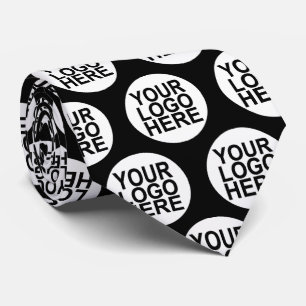 Business Double Sided Custom Logo Neck Tie