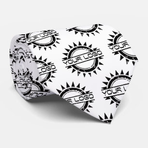 Business Double Sided Custom Logo Neck Tie