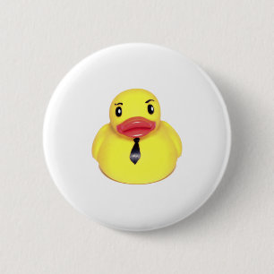 Business Duck 6 Cm Round Badge