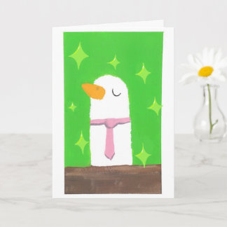 Business Duck Greeting Card